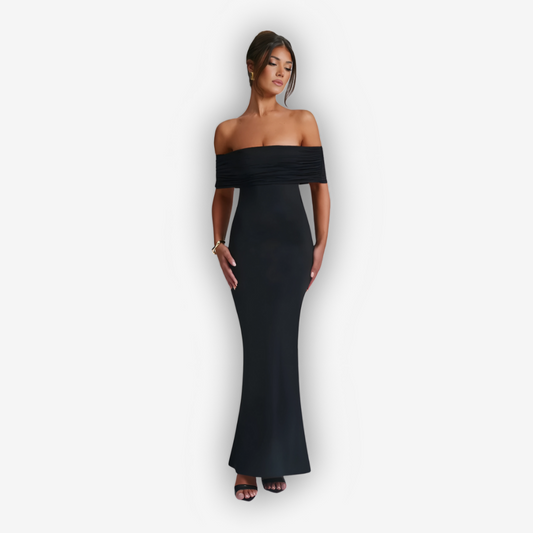 Celeste Backless Maxi Dress – Strapless Bodycon Glamour