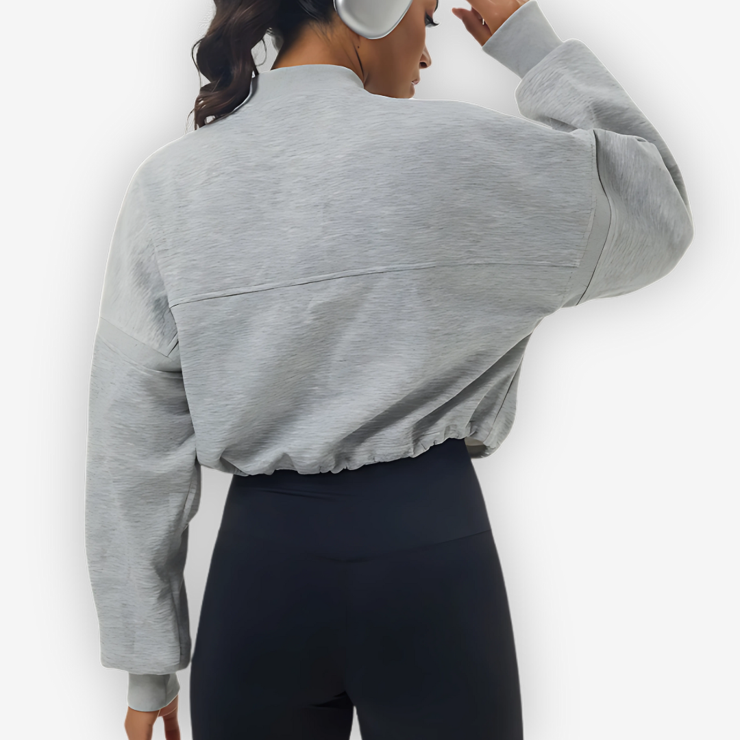 Sky Oversized Quarter-Zip Jumper