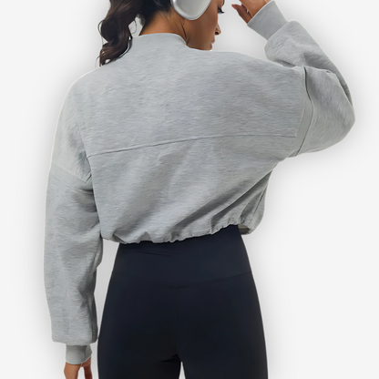 Sky Oversized Quarter-Zip Jumper