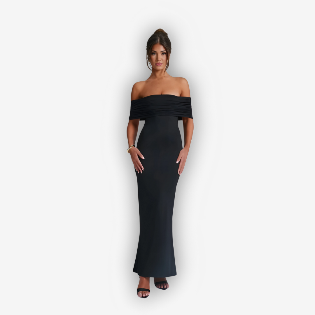 Celeste Backless Maxi Dress – Strapless Bodycon Glamour