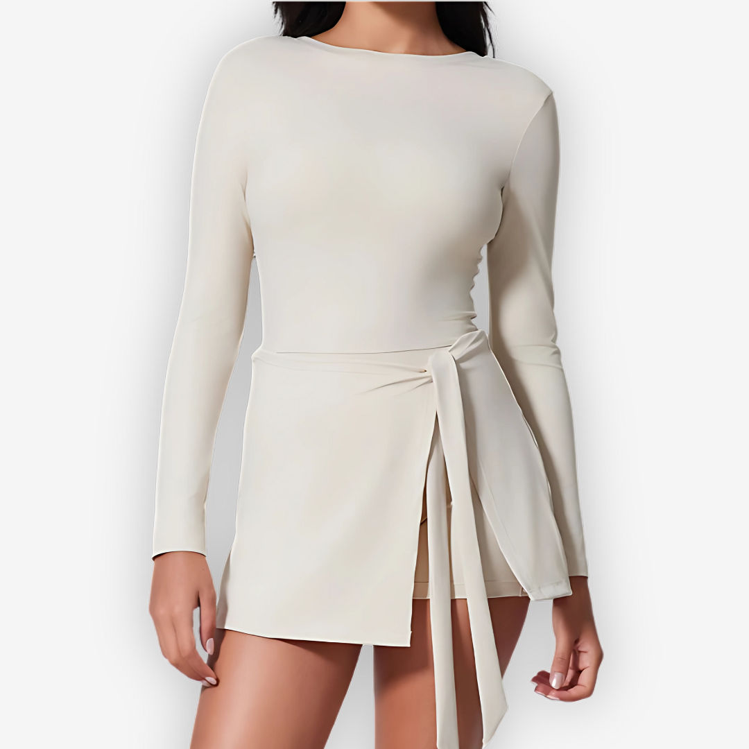 Aria High-Neck Tennis Dress