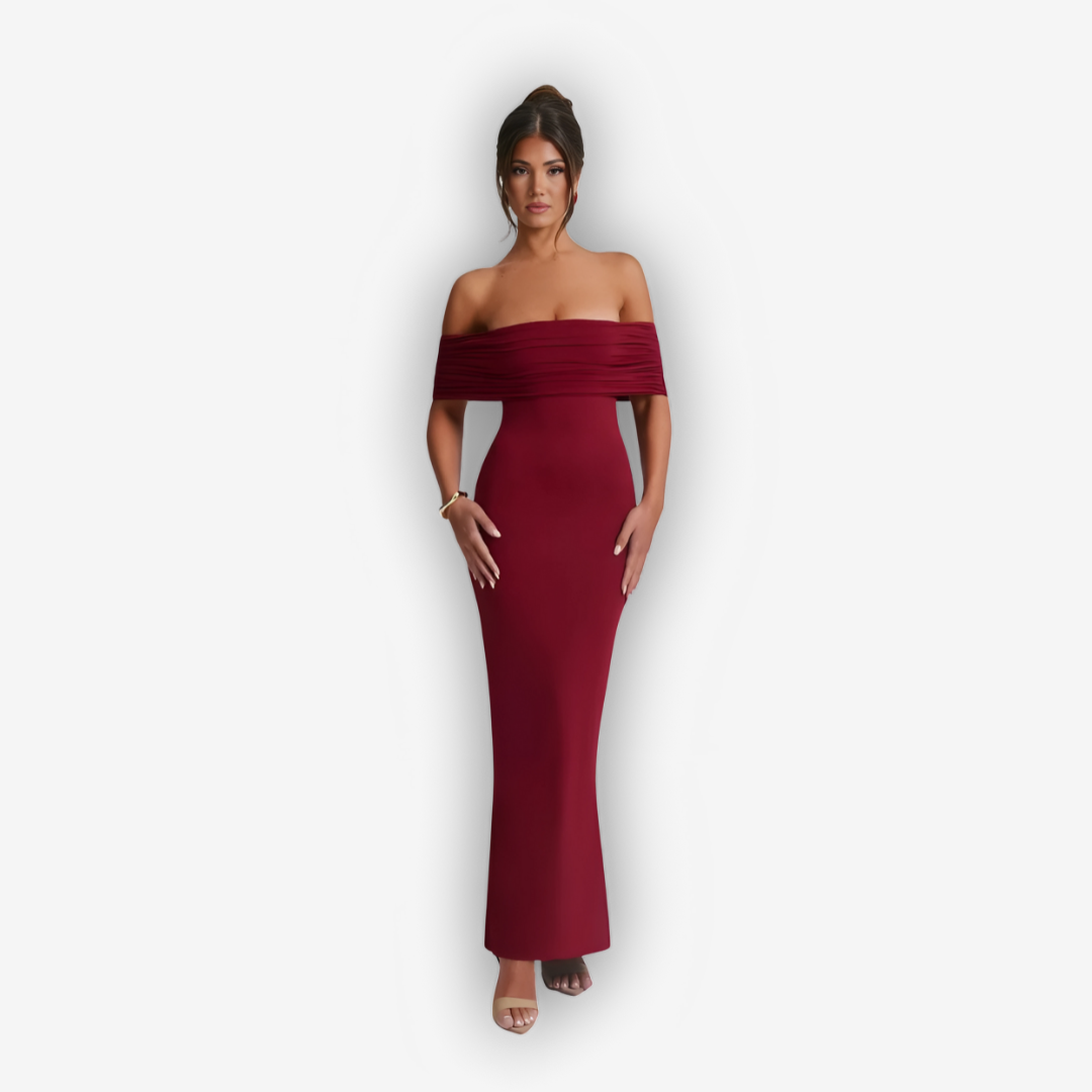 Celeste Backless Maxi Dress – Strapless Bodycon Glamour